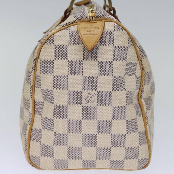 LOUIS VUITTON Damier Azur Speedy 25 Hand Bag - Picture 3 of 16